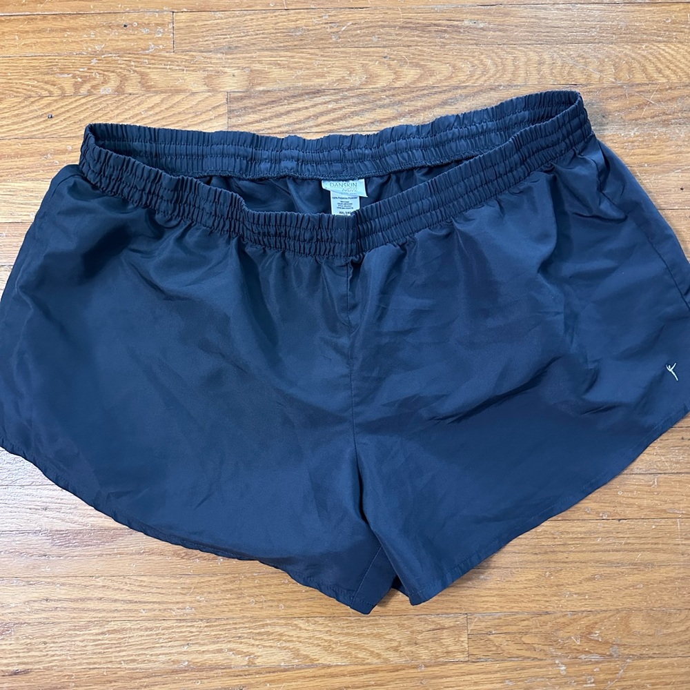 Danskin Now Black Athletic Shorts Moisture-Wicking Lightweight